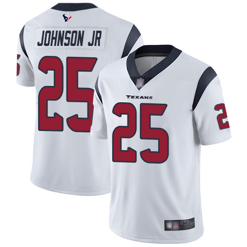 Houston Texans Limited White Men Duke Johnson Jr Road Jersey NFL Football #25 Vapor Untouchable->youth nfl jersey->Youth Jersey